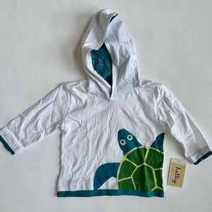 NWT Hatley Turtle Jersey Hoodie